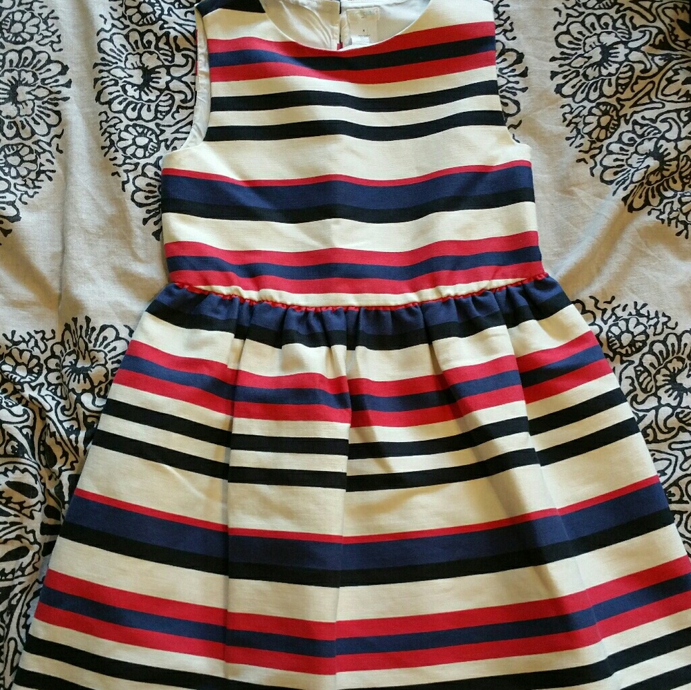 J. Crew Crew Cuts Girls Striped Dress